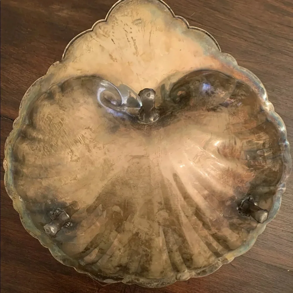 Vtg 1955 Shell Trophy Golf Silverplate Inscribed
